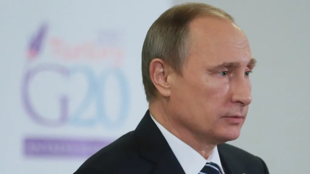 Ruský prezident Vladimir Putin na setkání zemí G20