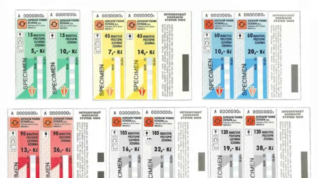 Krátkodobé jízdenky