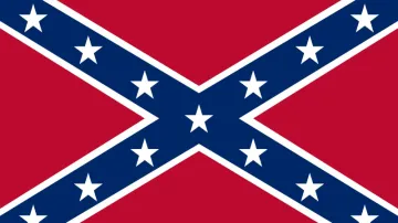 Vlajka Konfederace - tradiční symbol jihu USA