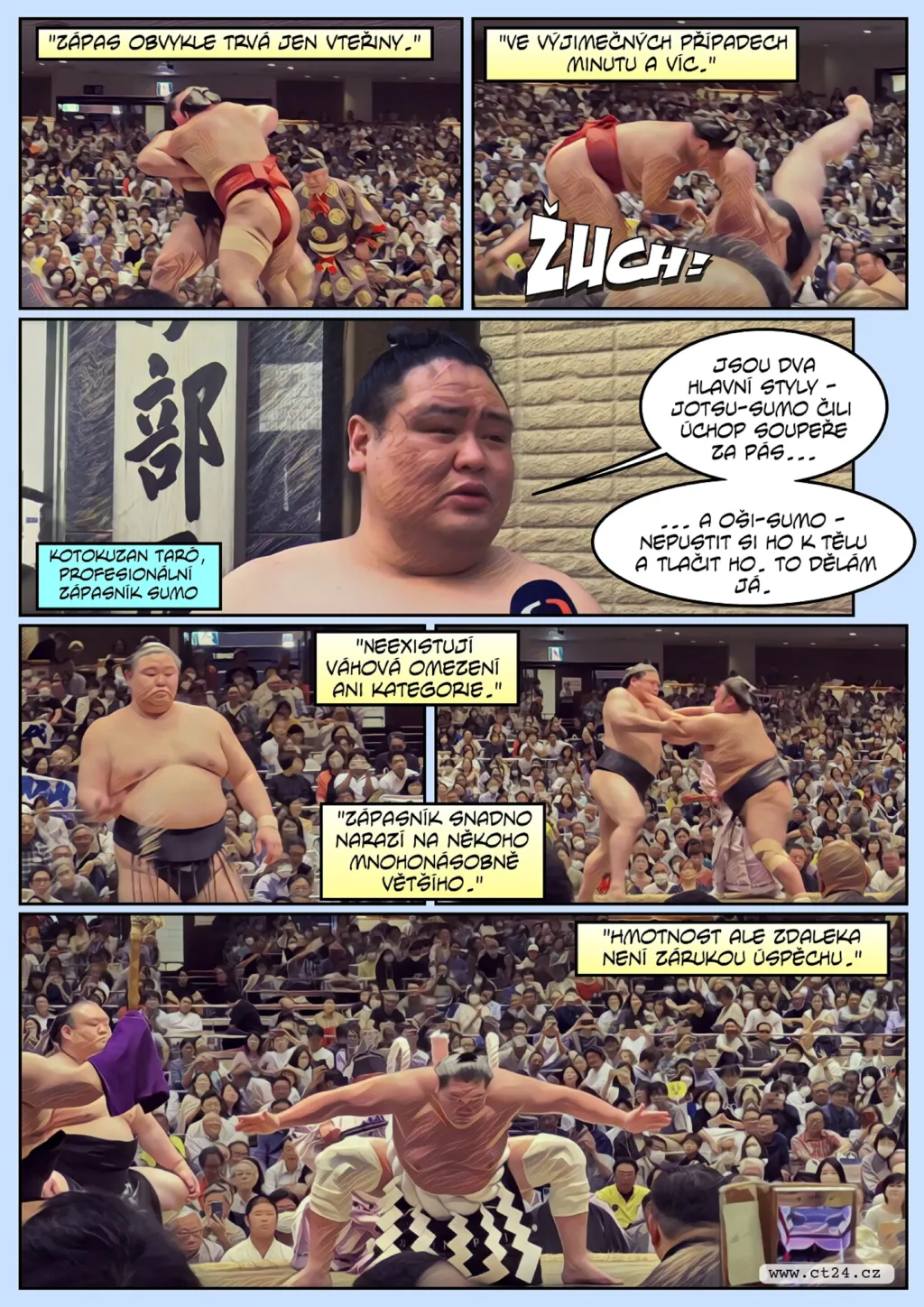 Sumo zápasníci a české sklo