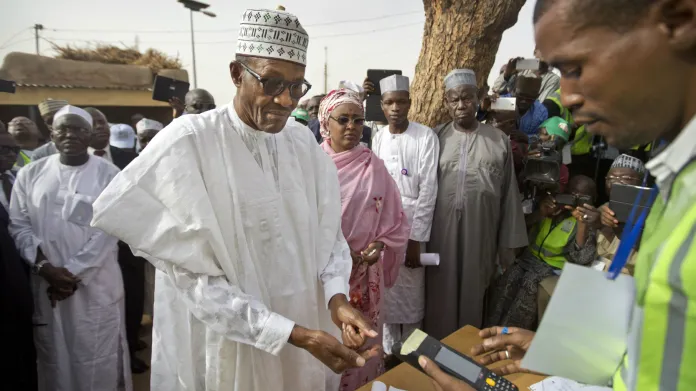 Opoziční kandidát Muhammadu Buhari