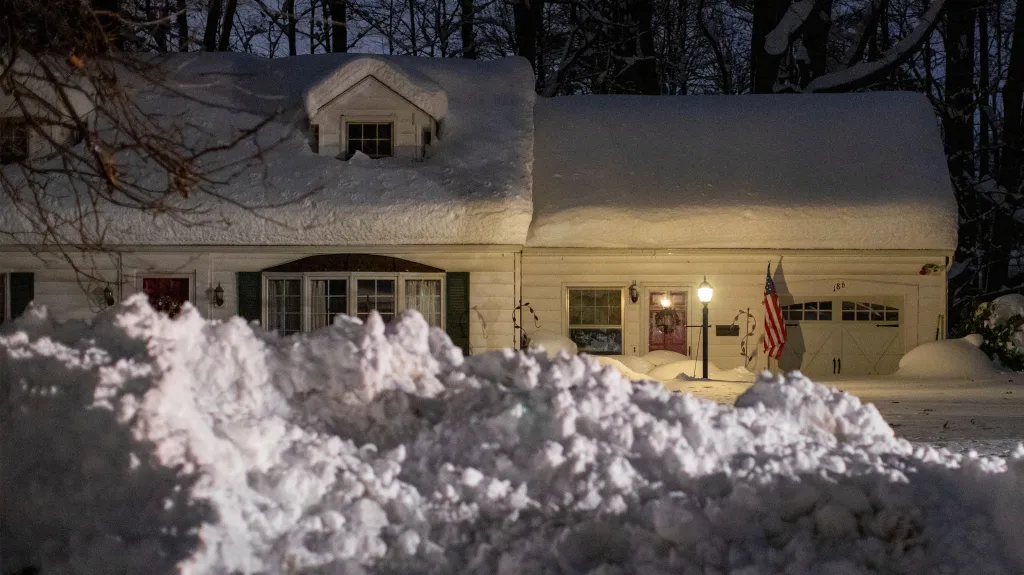 Spojené státy americké zasáhla silná sněhová bouře