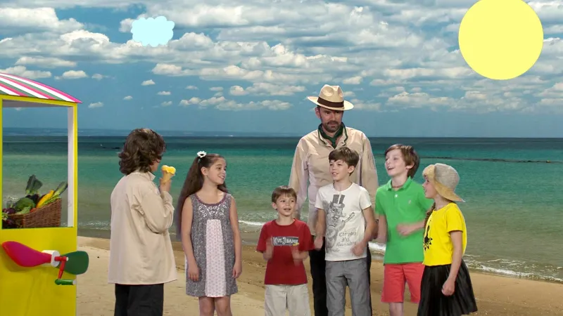 Z natáčení pořadu Čau bambini