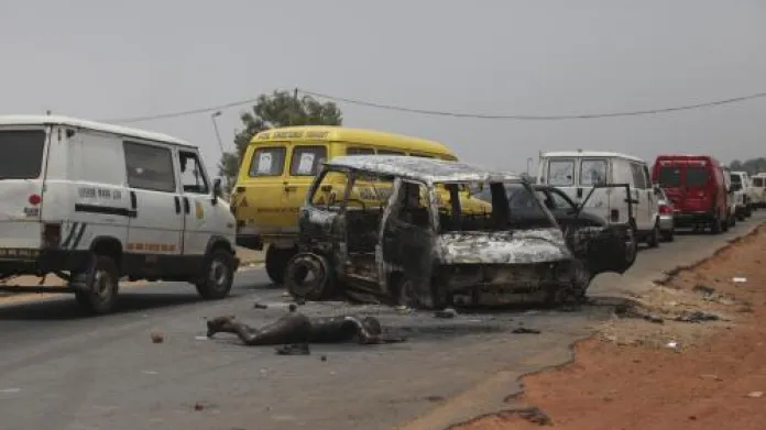 Oběť nepokojů v Nigérii