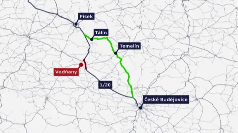 Řidiči se mohou opravovanému úseku vyhnout