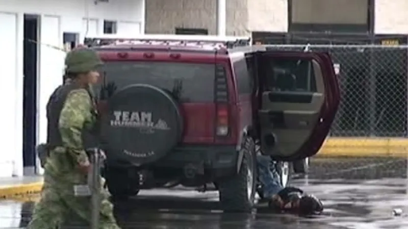 Oběť násilí v Mexiku