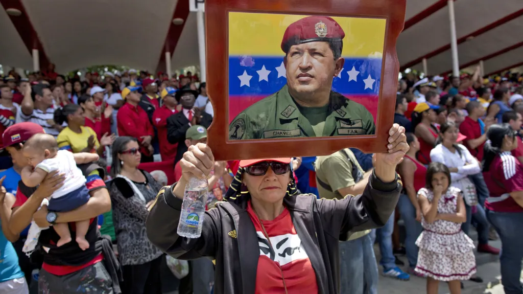 Venezuelané si připomněli první výročí úmrtí Huga Cháveze