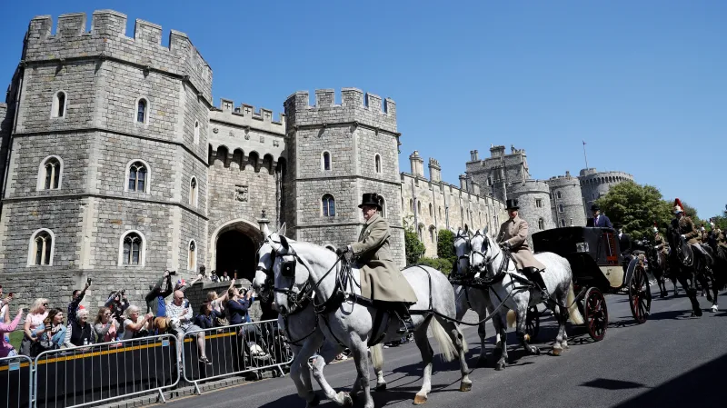 Ve čtvrtek proběhl ve Windsoru nácvik svatebního průvodu