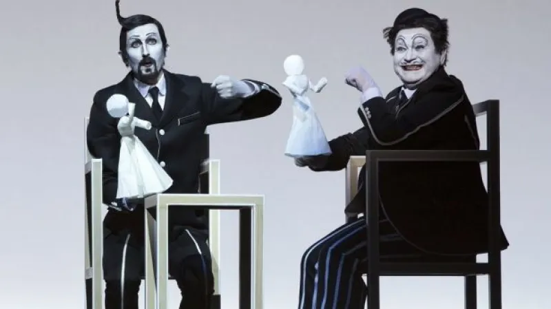 Divadelní pohlednice z roku 1914