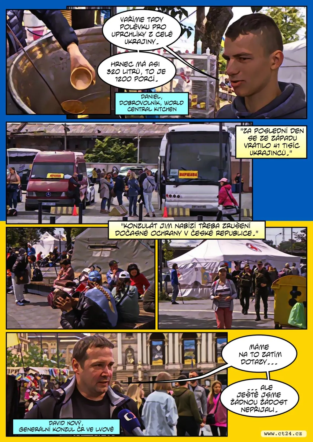 Život v ukrajinském Lvově