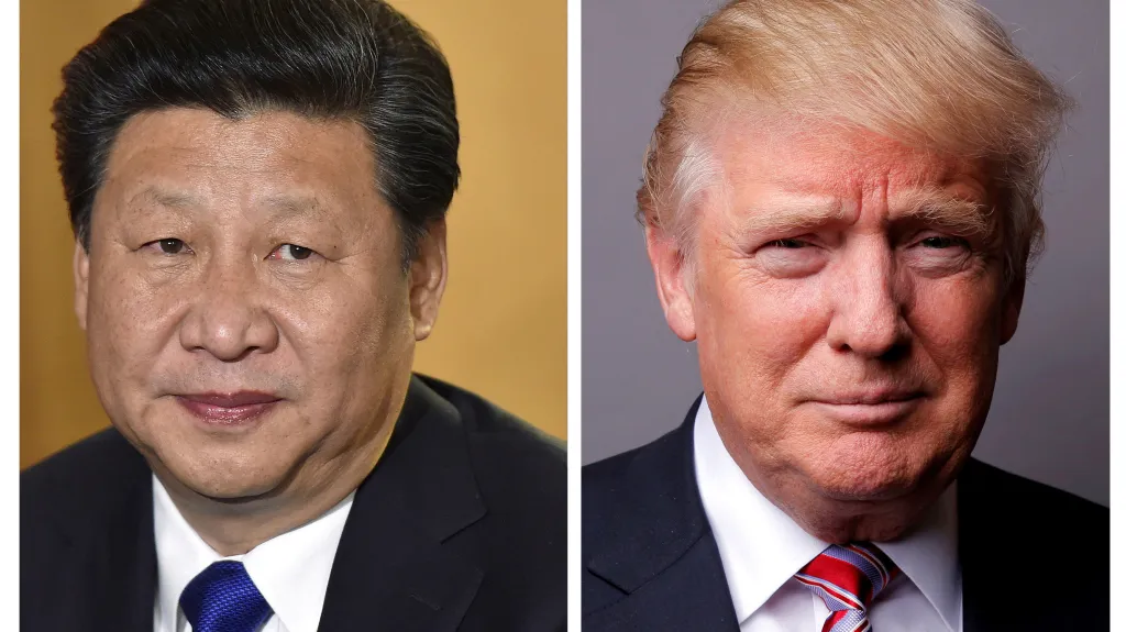 Si Ťin-pching a Donald Trump
