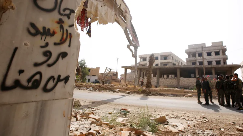 Vstup do města Darája