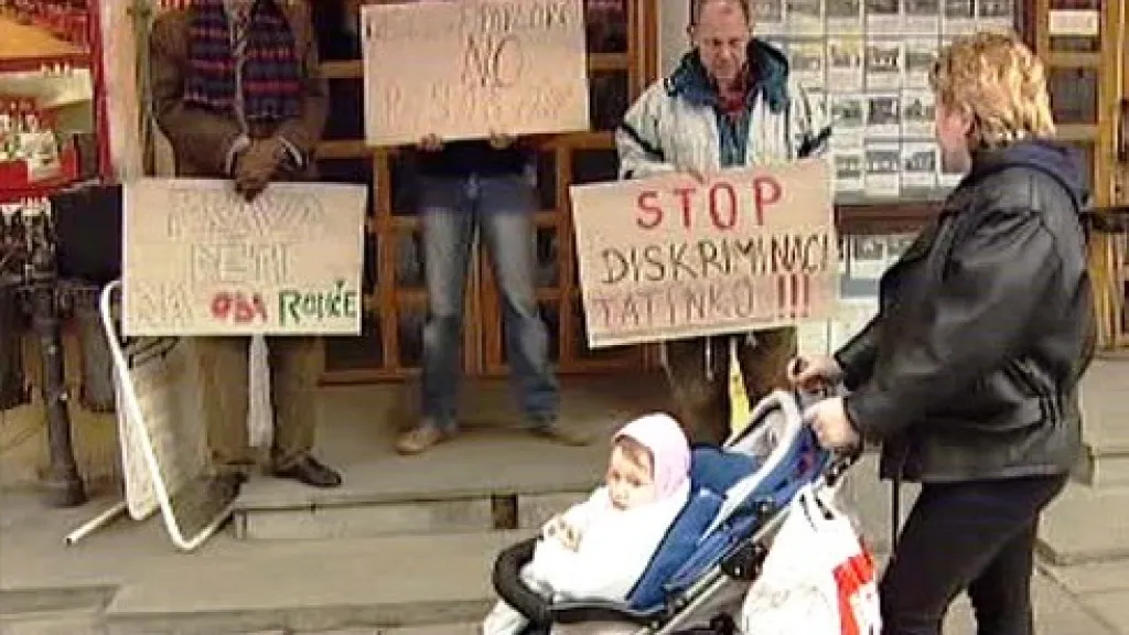 Protest za práva otců