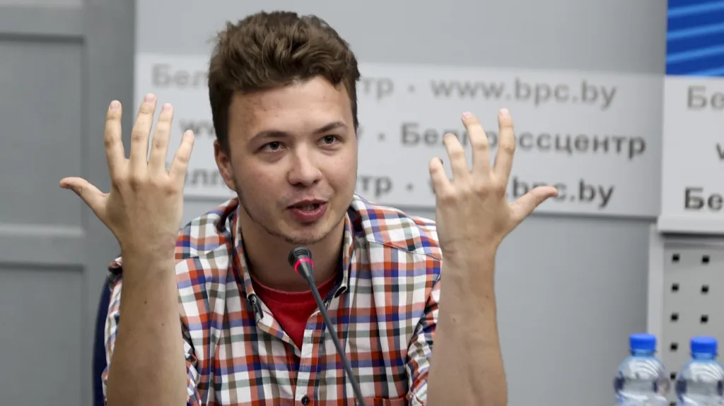 Raman Pratasevič na snímku z roku 2021