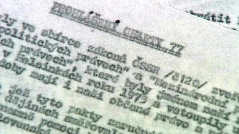 Prohlášení Charty 77