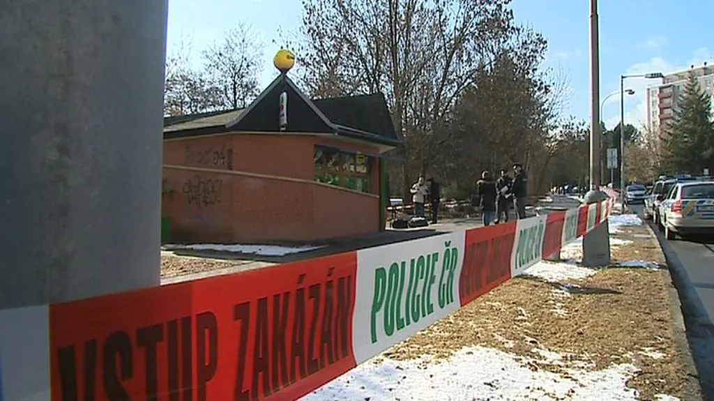 Přepadená trafika v Olomouci