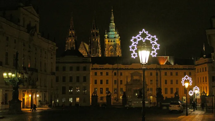 Pražský hrad před Vánocemi