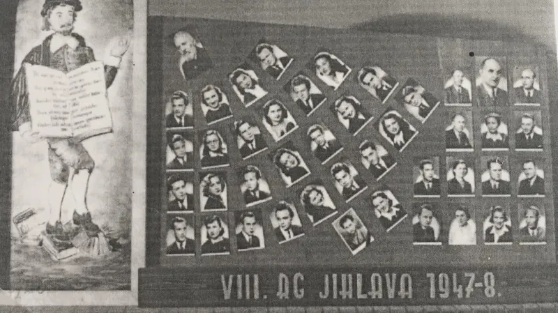 Maturitní tablo Karla Linharta