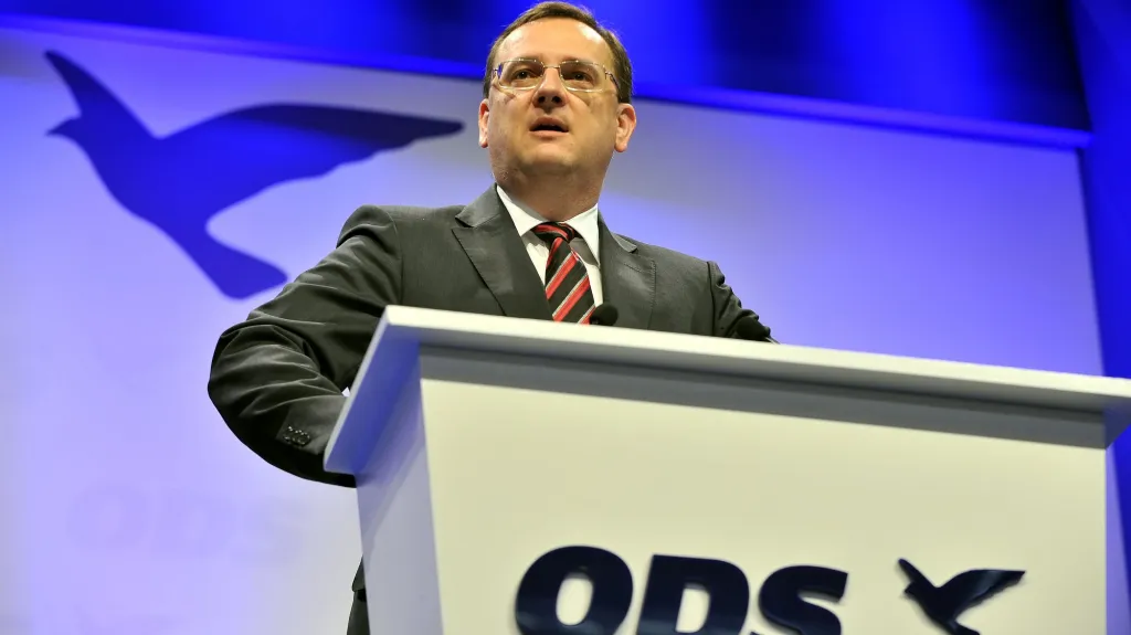 Petr Nečas na kongresu ODS