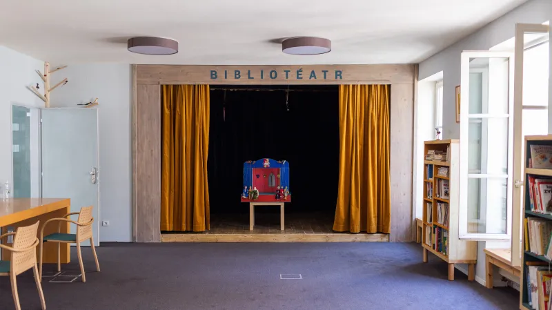 Bibliotéatr v knihovně Českého centra Paříž