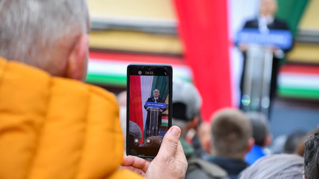 Předvolební setkání Viktora Orbána s voliči