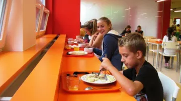 Nová jídelna na základní škole v Kunovicích