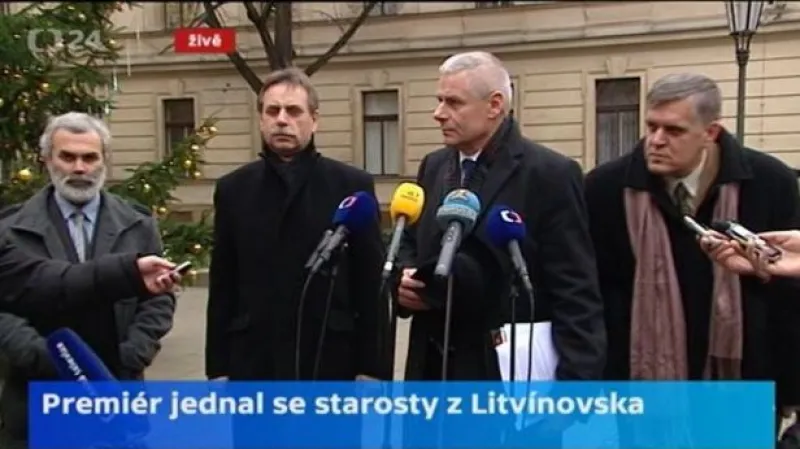 Brífink starostů měst a obcí Litvínovska k územním limitům těžby uhlí