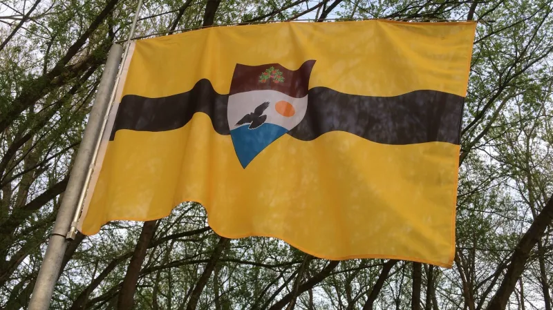 Vlajka samozvaného státu Liberland