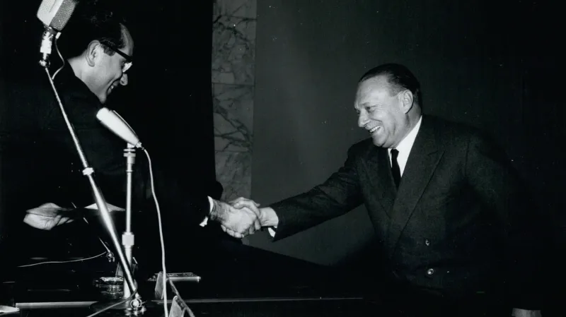 Riccardo Morandi (vpravo)