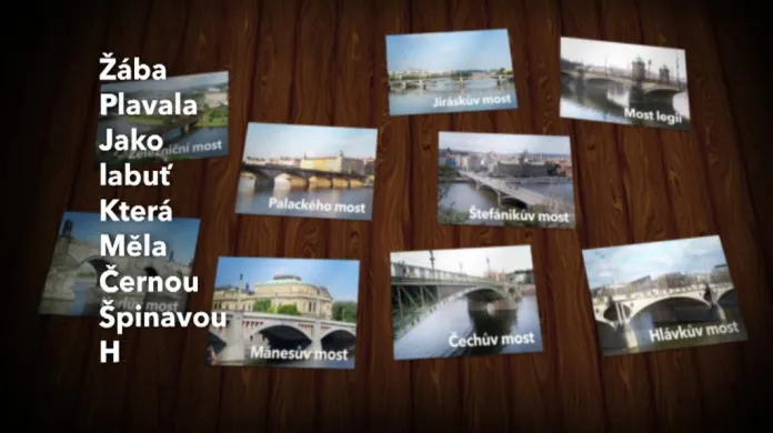Jak si zapamatovat pražské mosty