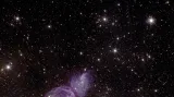 Snímky nepravidelné galaxie NGC 6822 z teleskopu Euclid