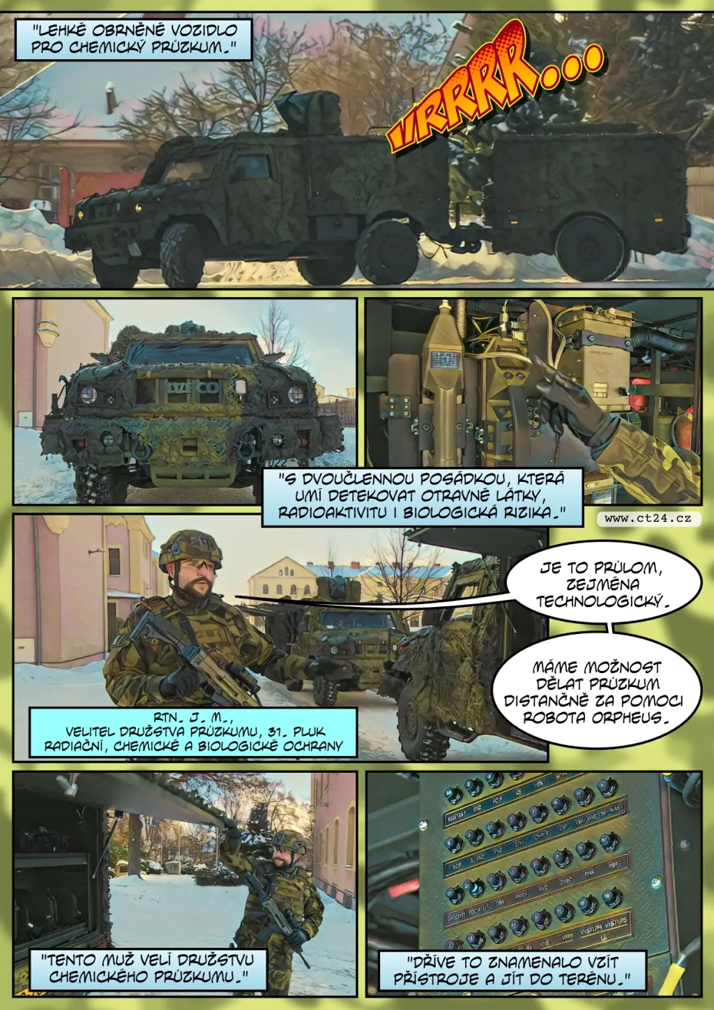 Česká armáda nahrazuje staré stroje