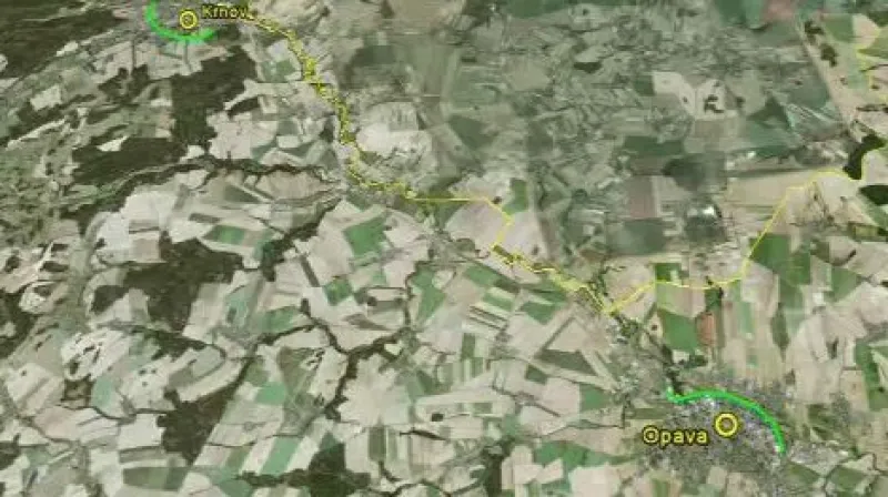 Obchvat na mapě