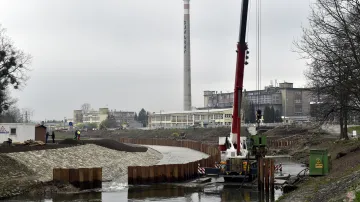 Řeka se posunula o patnáct metrů