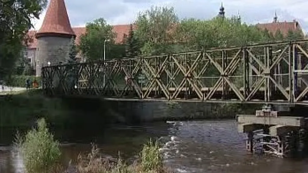Nouzový most v Českém Krumlově