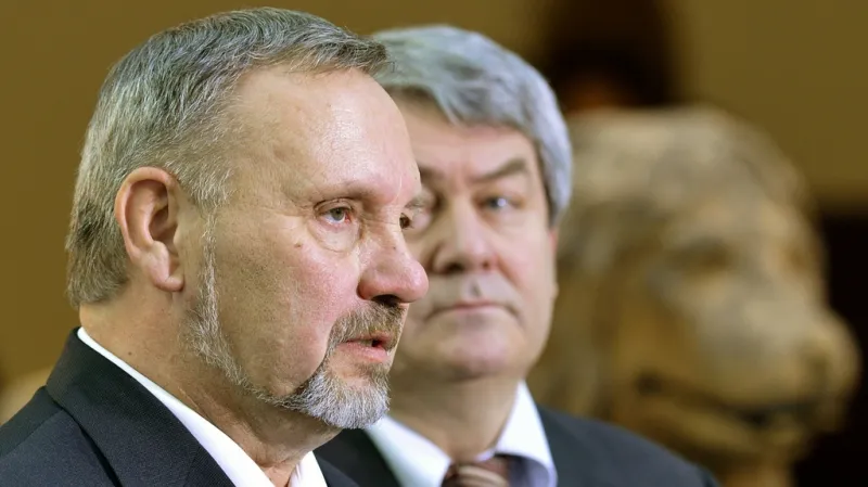 Pavel Kováčik s Vojtěchem Filipem ve sněmovně