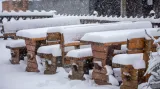Sníh v Durynsku.