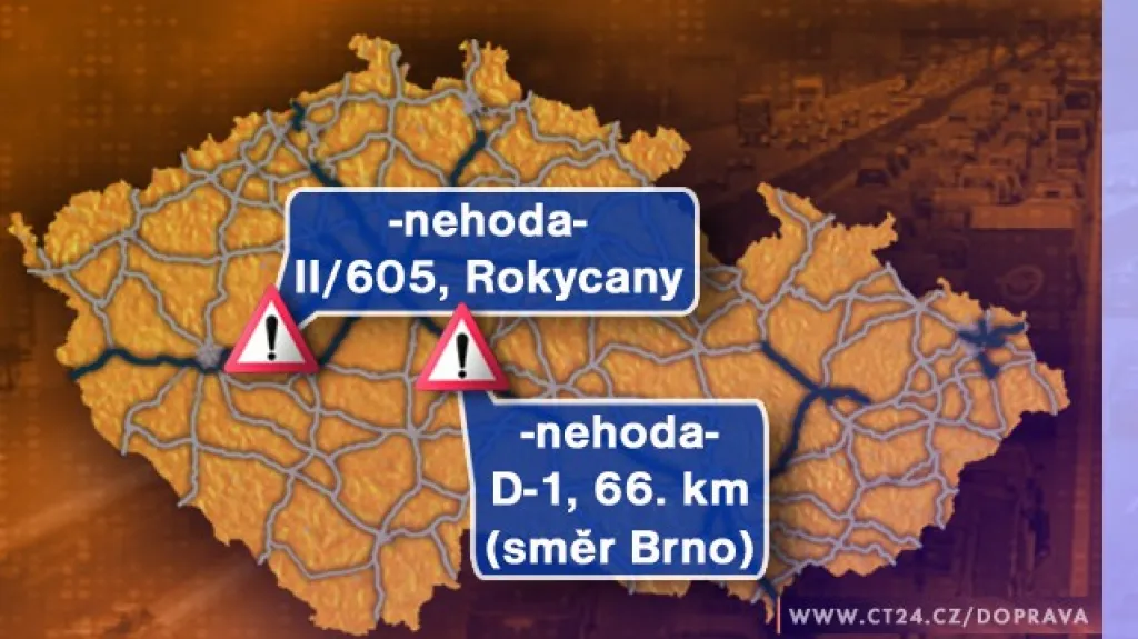 Dopravní situace v 9:00