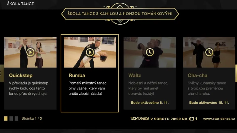 StarDance diváky naučí tančit