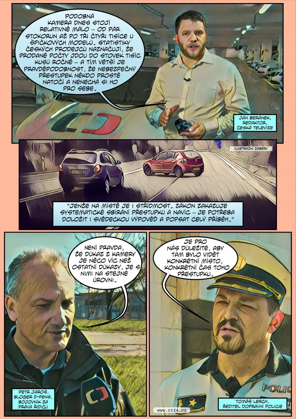 Komiks: Vzestup palubních kamer