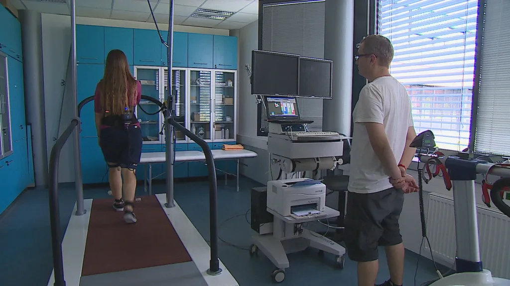 Měření chůze v Centru diagnostiky pohybu