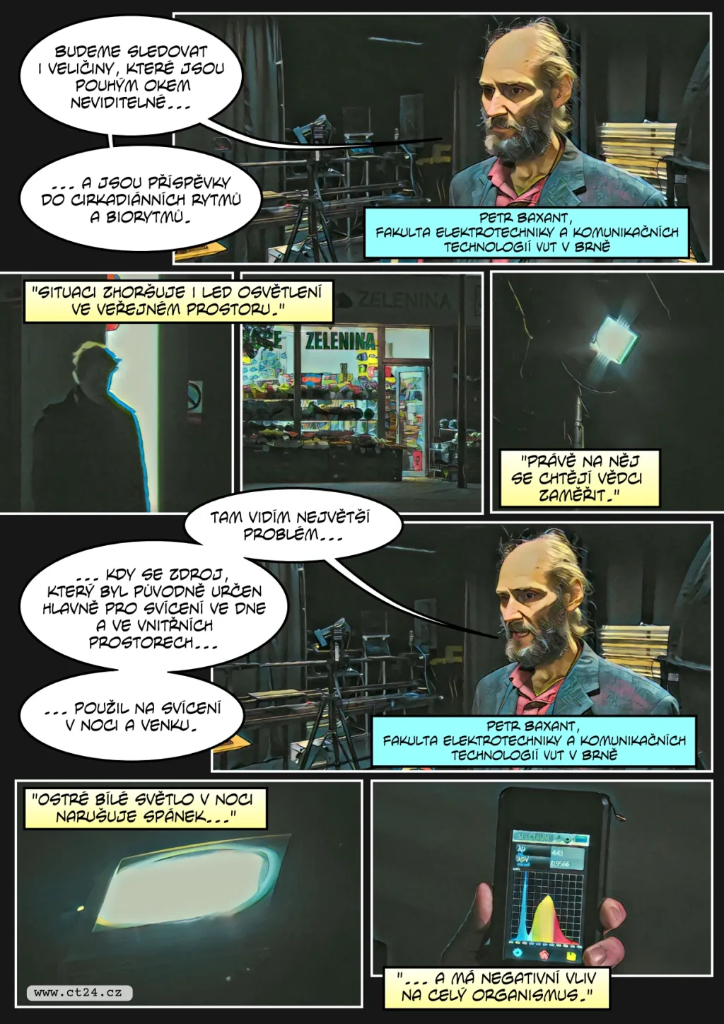 Vědci zkoumají škodlivost umělého osvětlení