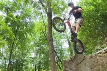 Biketrial ve Velké Bystřici ovládl Václav Kolář