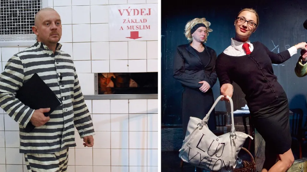 Politický kabaret: Ivánku, kamaráde (vlevo) a Blonďatá bestie