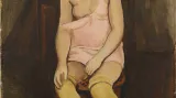 Georges Kars / Dívka se žlutými punčochami, 1923