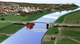 Projekt drážďanského mostu Waldschlößchenbrücke
