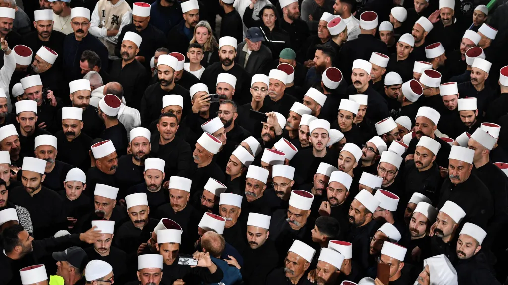 Setkání syrských a izraelských drúzů v Izraeli v březnu 2025