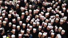 Setkání syrských a izraelských drúzů v Izraeli v březnu 2025