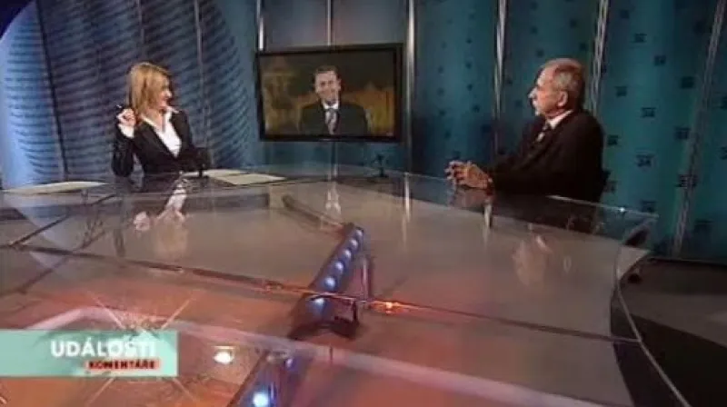 Michal Doktor a Stanislav Křeček v pořadu Události, komentáře