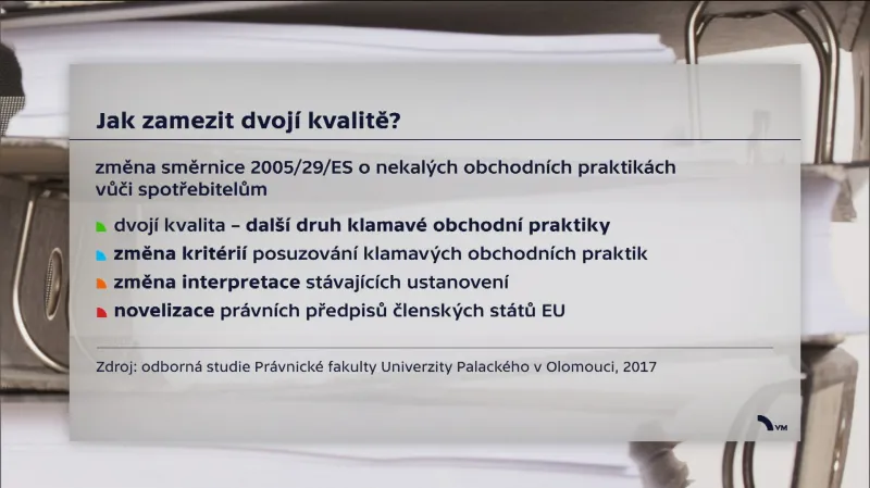 Dvojí kvalita potravin